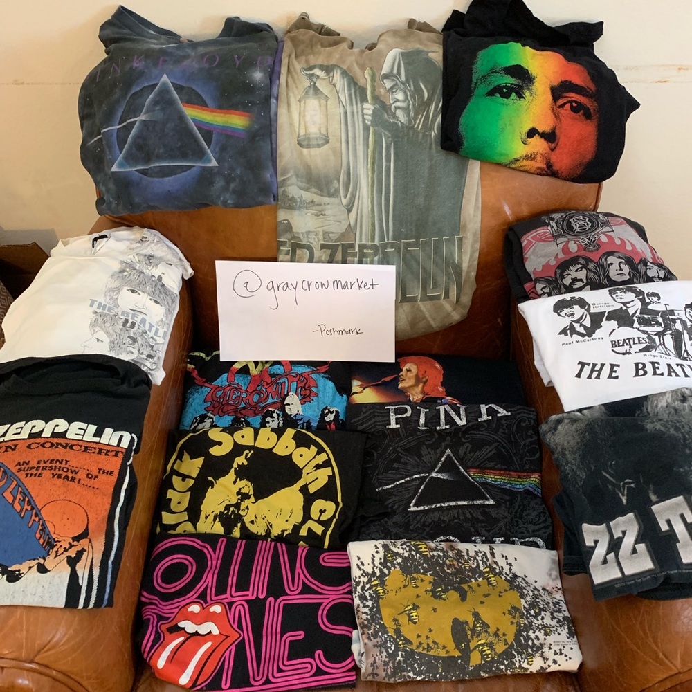 Unisex/Men’s Mystery Band Tees • Top Rated Seller - Picture 2 of 9